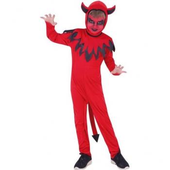 Disfraz de Diablo Infantil para Niños 5-7 Años Rojo Rubie's