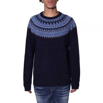Napapijri suéter de cuello redondo hombre N0YHXC176 DRENA M Blu