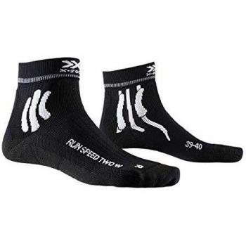 X-Socks Run Speed Two Women Socks, Mujer, Opal Black, 37-38