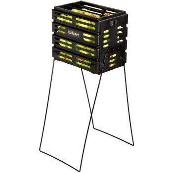 Tourna Ballport 80-Ball Storage Basket - Black