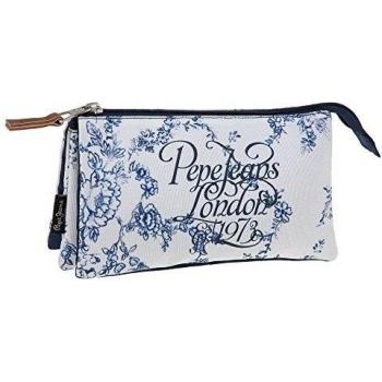 Pepe Jeans Shala Neceser de Viaje, 1.32 litros, Color Blanco