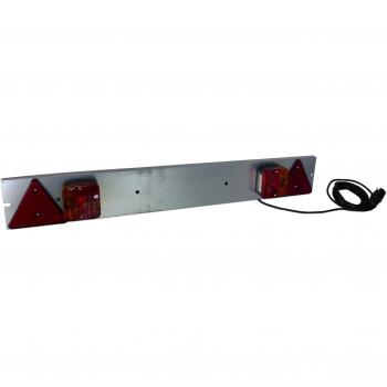 Rampa Señalización Remolque XLP TOOLS (Ref: 554 711) - Rampa de señalización para remolques, color amarillo brillante, fabricada en plástico resistente, incluye reflectores para mayor visibilidad, diseño