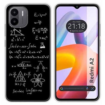 Funda de Silicona para Xiaomi Redmi A2 con Diseño de Fórmulas y Dibujos