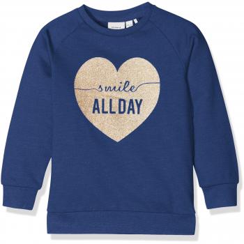 NAME IT Nitvalbafe Ls Bru Swe Mini, Sudadera para Bebés, Azul