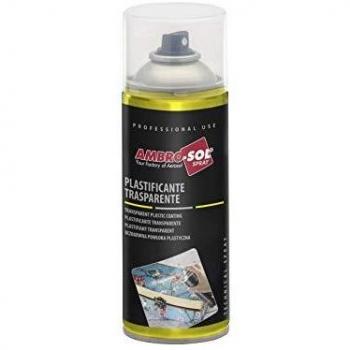 Spray Plastificante Transparente 400ml - Protección Invisible para Metales, Madera y Plásticos - Ambro-Sol