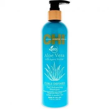 CHI Aloe Vera Curl Enhancing Shampoo, 340 ml, white