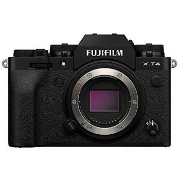 Fujifilm X-T4 - Cámara digital sin espejo de objetivo intercambiable, Color Negro