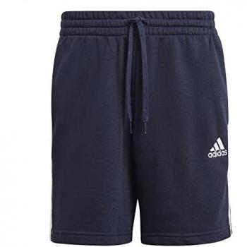 Adidas Essentials French Terry 3-Stripes Shorts Hombres Azul XS