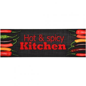 Alfombra de Cocina Lavable VidaXL Hot & Spicy 60x300 cm Multicolor