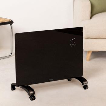 Calefactor Eléctrico de Cristal WARM CRYSTAL 1500W con WiFi, 2 potencias y Programación 24 horas