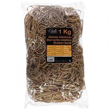 Bismark 152129 - Bolsa con gomas elásticas de 20 cm, 100 gr