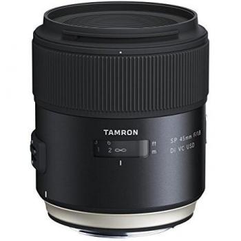 Tamron F1.8 VC 45mm USD Lens for Canon - Black, F013E