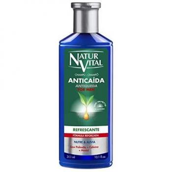 NaturVital Champú Anticaída Refrescante - 300 ml