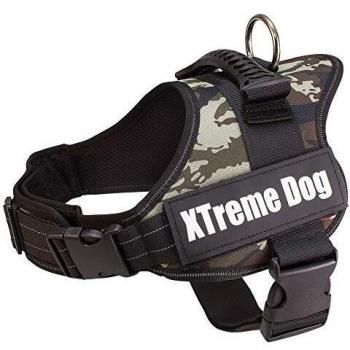 ARQUIVET Arnés Perro Xtreme Dog Camuflaje Talla: XS/44-57 cm - Arnés ergonómico Ajustable en Cuello y Extra Resistente para Perros - para el adiestramiento y Paseo de tu Mascota