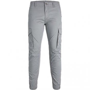 Pantalón Cargo Jack & Jones Modelo Paul Flake Color Gris Sedona Sage