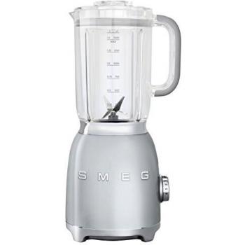 SMEG Batidora BLF01SVEU, 800 W, 1.5 litros, Vidrio, 4 Velocidades, Plata