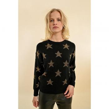 Jersey de mujer de manga larga Molly Bracken con detalle de estrellas