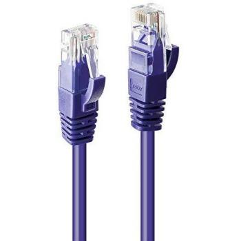 Lindy 15m Snagless CAT6 U/UTP Gigabit Network Cable - Purple