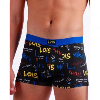 Pack de 2 Boxers Lois Jeans Graffiti negro
