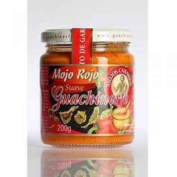 Mojo Rojo Suave Importado de Islas Canarias - Pasta de Especias con Pimiento Rojo Mild, 200g