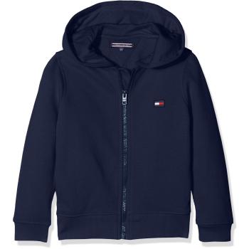 Tommy Hilfiger Essential Zip Hoodie, Capucha para Niños, Azul