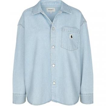 Carhartt WIP Women's Altra Denim Jacket Light Blue Size M