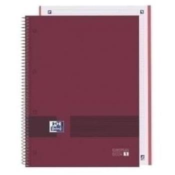 Cuaderno Oxford European Book Write&Erase A4+ Burdeos 80 Hojas Tapa Dura (5 Unidades)