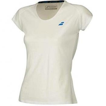 Babolat Core tee Women Camiseta, Mujer, White/White, XS