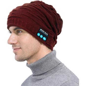 Gorro de punto Bluetooth con altavoz y micrófono, gorro inteligente y cálido, modelo SAL99