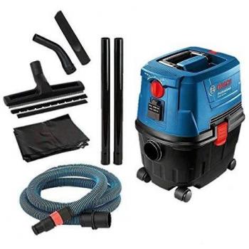 Bosch GAS 15 PS - Aspirador de agua y polvo 1100 W, 270 mbar 53 L/seg.