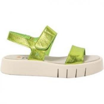 Sandalias de piel Art 1854F verde para mujer