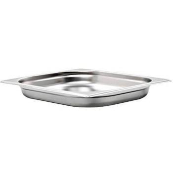 vidaXL 8X Bandejas Gastronorm de Alimentos GN 1/2 Utensilios Cocina Calientaplatos Plato Platillo Comida Buffet Baño María 40 mm Acero Inoxidable