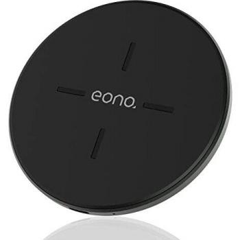 Amazon Brand - Eono Cargador inalámbrico Rápido C1 Cargadores por inducción Qi-Certificado 15W Wireless Charger para iPhone 13/12 Mini/12 Pro/12 Pro MAX, Galaxy S20/20+/20 Ultra, AirPods Pro