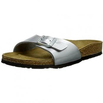 Sandalias Birkenstock Madrid Ancho Estrecho plata mujer - 42