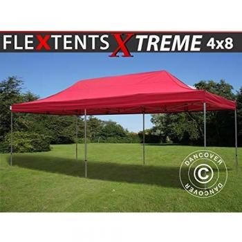 Carpa Plegable Rápida FleXtents Xtreme 50 4x8m Color Rojo