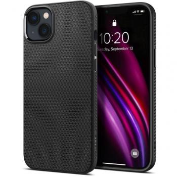 Funda TPU Spigen Liquid Air Negra Mate para iPhone 14 Pro