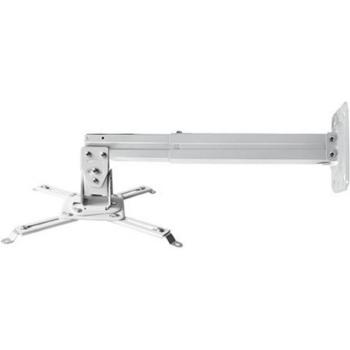 Soporte de Montaje en Techo para Proyector Retráctil Inclinado con Agujero de Tornillo 1/4 y Paso de 30Cm