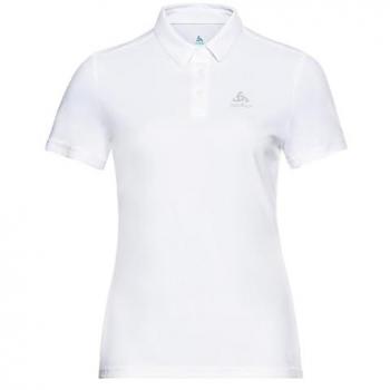 Polo Odlo Cardada Manga Corta Blanco Mujer - Talla L