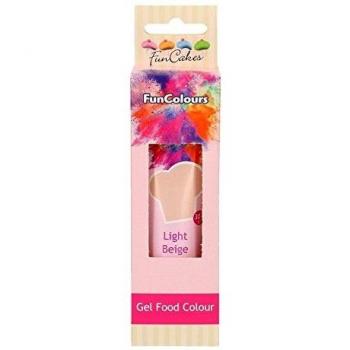 FunCakes FunColours Colorante en Gel Superconcentrado Comestible Insaboro para todo tipo de Cremas y Masas Color Light Beige 30g FC50190
