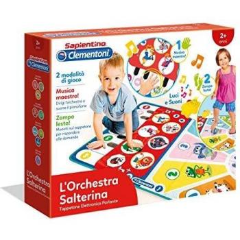 Clementoni Sapientino 12093 - Alfombra electrónica, diseño de Orquesta, 2 años de Edad, Multicolor