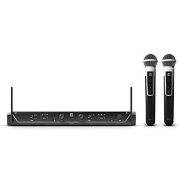 LD-Systems Sistema Inalambrico 2 Microfonos Mano Dinamicos 655-679mhz Ldu306hhd2