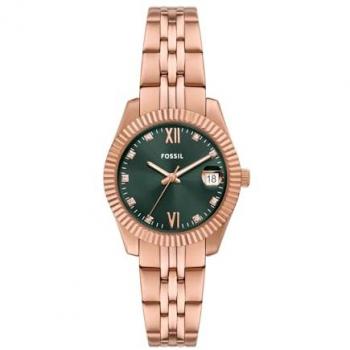 Fossil Scarlette Women's Rose Gold Stainless Steel Watch ES5369