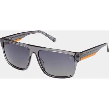 Timberland TB9342 Polarized Rectangular Sunglasses for Men in Grey