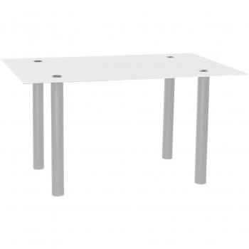 MESA SALON AVAT. BLANCA PATAS. 1400x900x750mm.