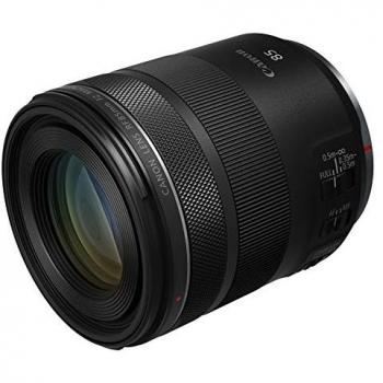 Canon RF 85mm f/2 Macro IS STM Lens - Type: Camera Lens; Focal Length: 85mm; Maximum Aperture: f/2; Image Stabilization: Yes; Autofocus: Yes (STM); Macro Capability: