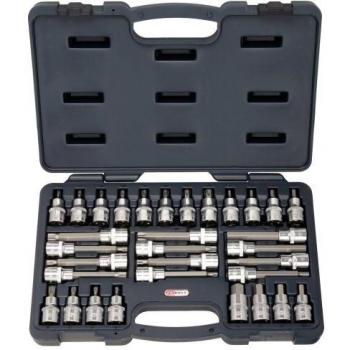 KS Tools 918.1752 1/2 Juego de llaves de vaso con punta CHROMEplus, 32 pzs
