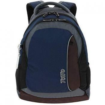TOTTO MORRAL NIQUEL Mochila, Adultos Unisex, Azul