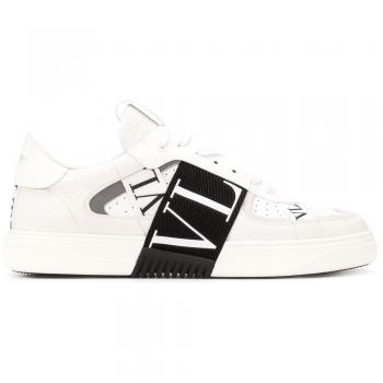 Valentino Garavani Men's Vl7N Leather Sneakers in White | Size 40 | 5Y2S0C58WRQ24P