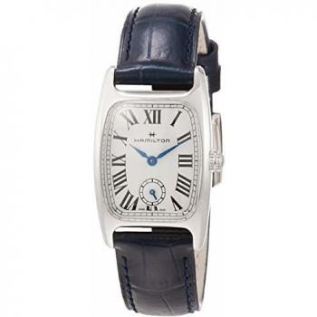 Reloj de mujer Hamilton American Classic Boulton Small Second 23.5mm con correa de piel H13321611