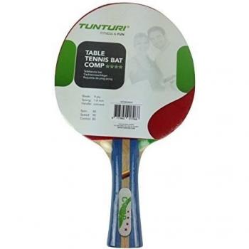 Tunturi Tabletennis Pala Ping Pong, Unisex Adulto, Naranja, Talla Única